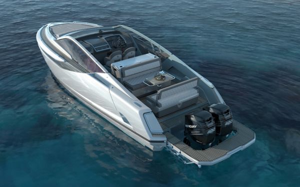 Fairline F-Line 33 OB Plattform Level