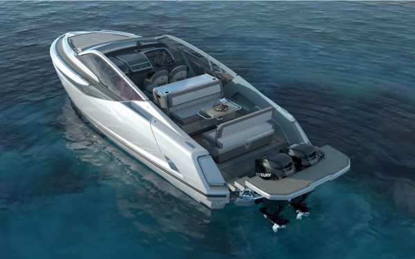 Fairline F-Line 33 OB Plattform oben